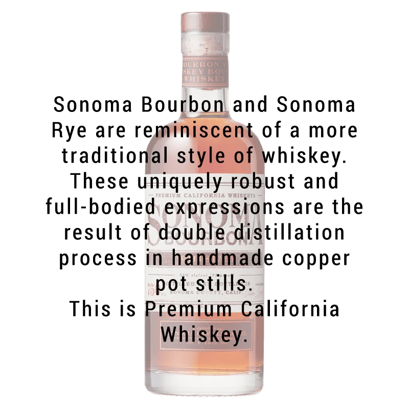 Sonoma Distilling Bourbon Whiskey 750mL - Great American Craft Spirits