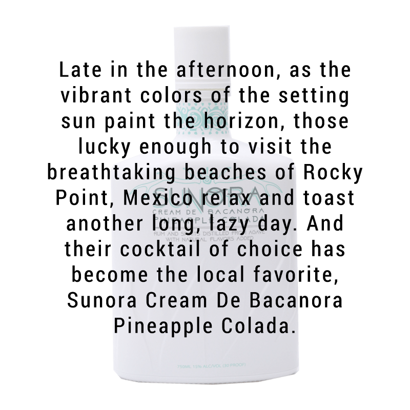 Sunora Cream De Bacanora Pineapple Colada 750ml