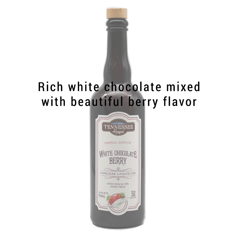 Tennessee Legend White Chocolate Berry Cream 750mL - Great American Craft Spirits