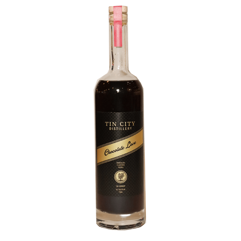 Tin City Distillery Chocolate Love Vodka 750ml - Great American Craft Spirits