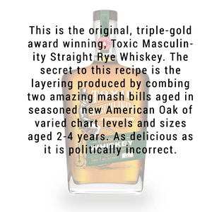 
            
                Load image into Gallery viewer, Toxic Masculinity Straight Rye Whiskey 750mL
            
        