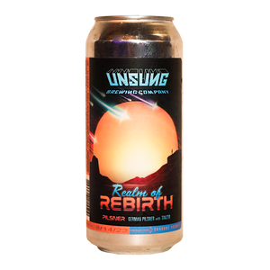 
            
                Load image into Gallery viewer, Unsung Realm of Rebirth German Pilsner 16.oz
            
        
