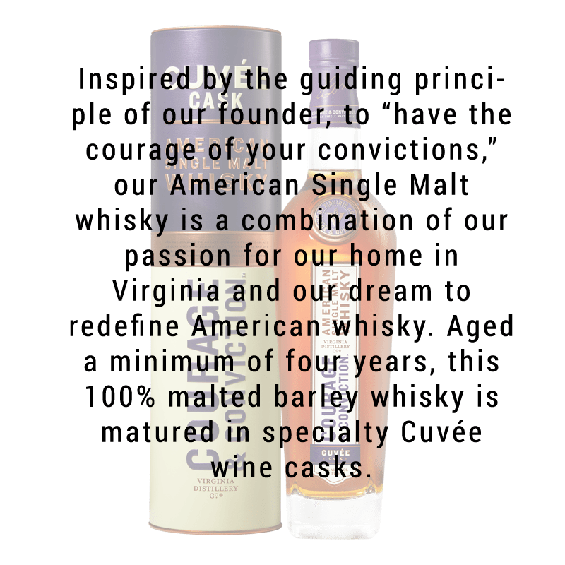 Virginia Distilling Co. Courage & Conviction Cuvée Cask Single Malt Whiskey 750ml