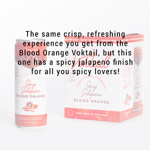Voktail: Spicy Jalapeno Blood Orange 4 Pack Buy one Get one Deal