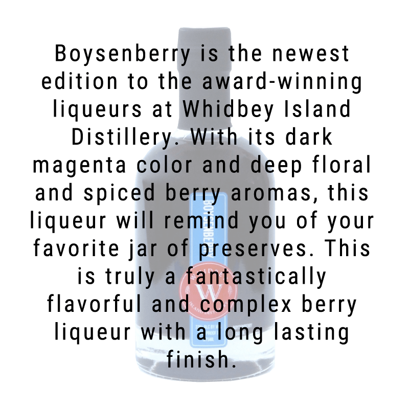Whidbey Island Distillery Boysenberry Liqueur 375mL - Great American Craft Spirits