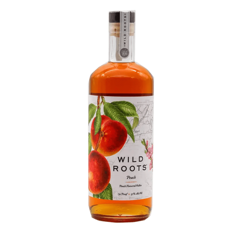 Wild Roots Peach Vodka 750mL - Great American Craft Spirits