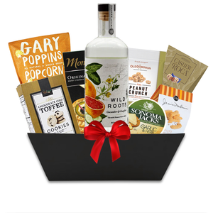 Wild Roots Cucumber and Grapefruit Gin Gift Basket
