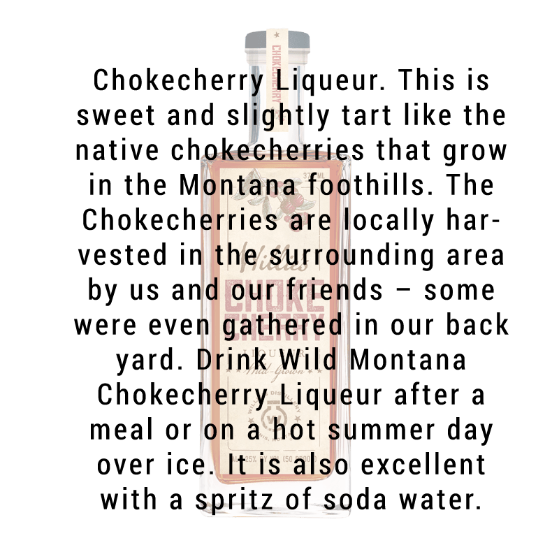 Willie's Distillery Wild Montana Chokecherry Liqueur 750ml