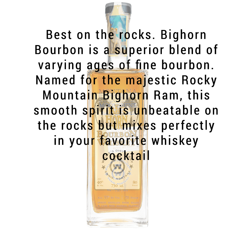 Willie's Distillery Bighorn Bourbon 750ml - Great American Craft Spirits