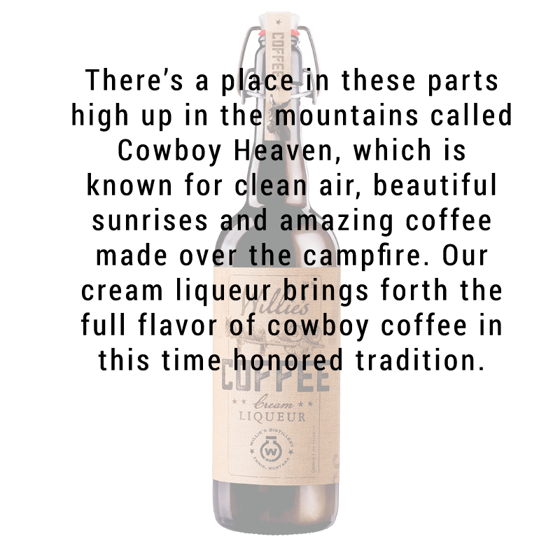 Willie's Distillery Coffee Cream Liqueur 750ml - Great American Craft Spirits