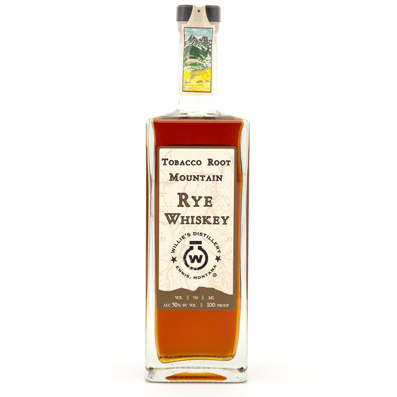 Willie's Distillery Tobacco Root Mountain Rye Whiskey 750ml - Great American Craft Spirits