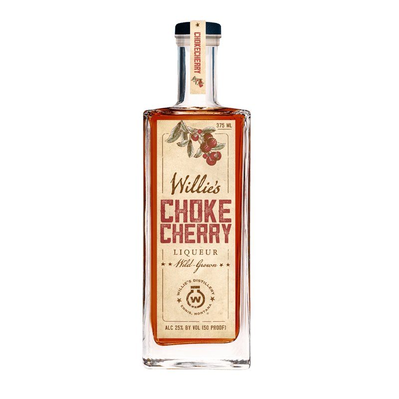 Willie's Distillery Wild Montana Chokecherry Liqueur 750ml - Great American Craft Spirits