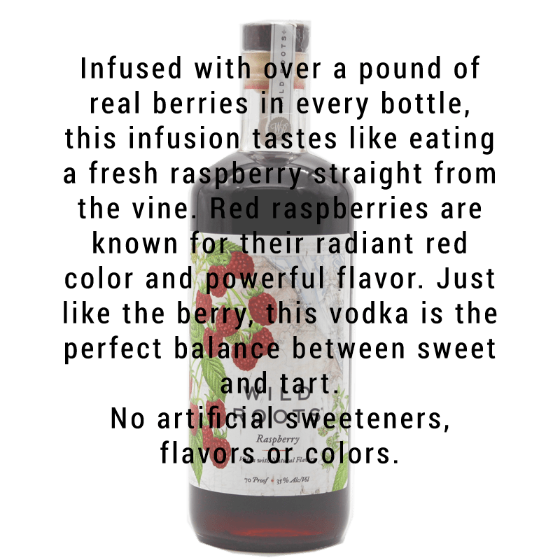 Wild Roots Raspberry Infused Vodka 750ml